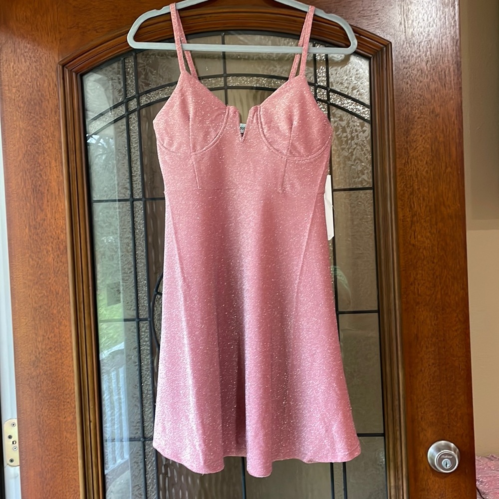 Pink Glitter dress